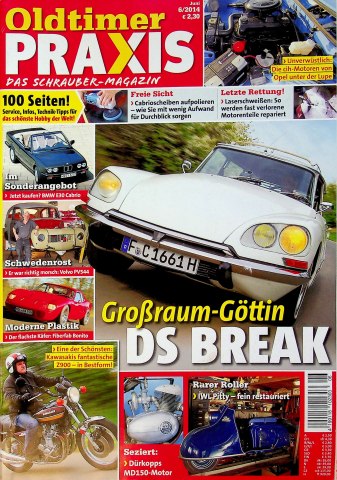 Deckblatt Oldtimer Praxis (06/2014)